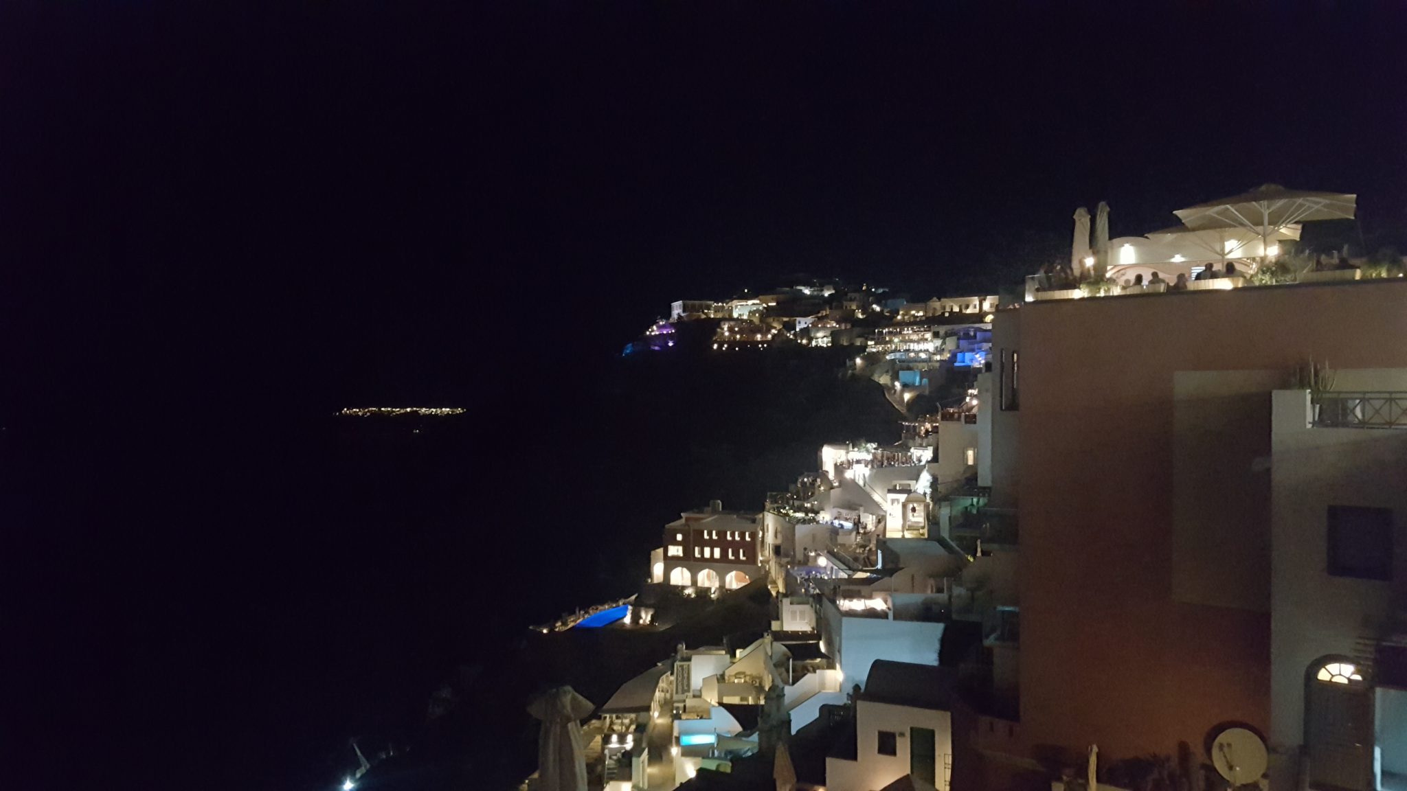 Santorini at Night