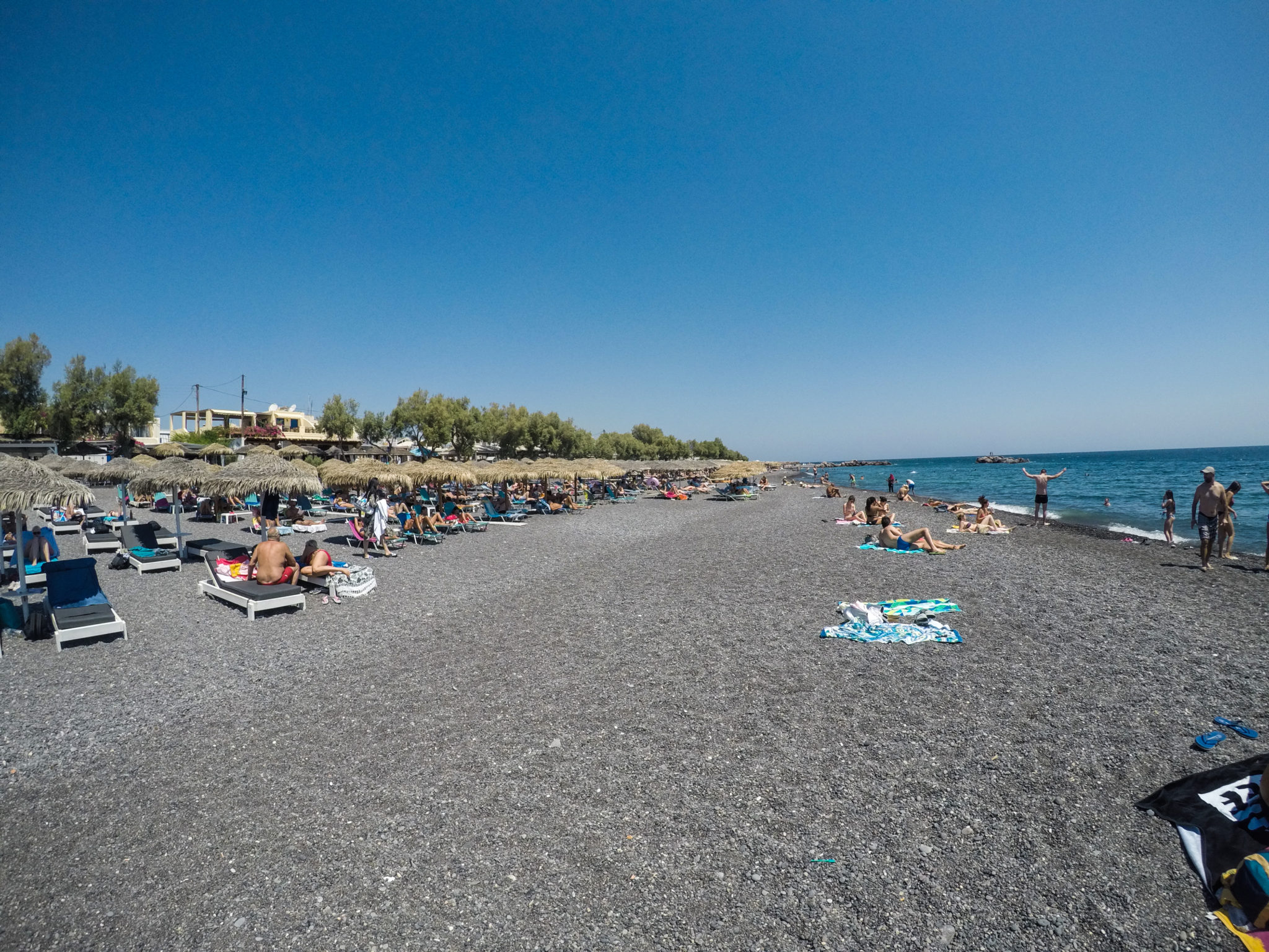 Kamari Beach Santorini