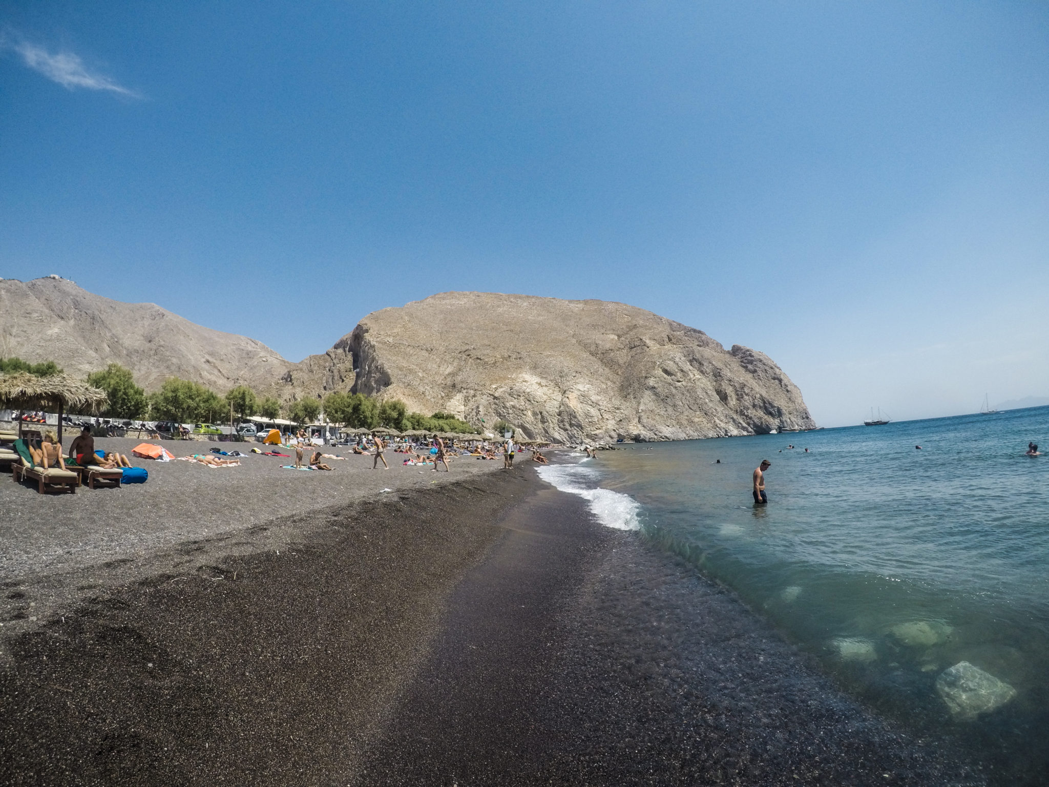 Perissa Beach Santorini