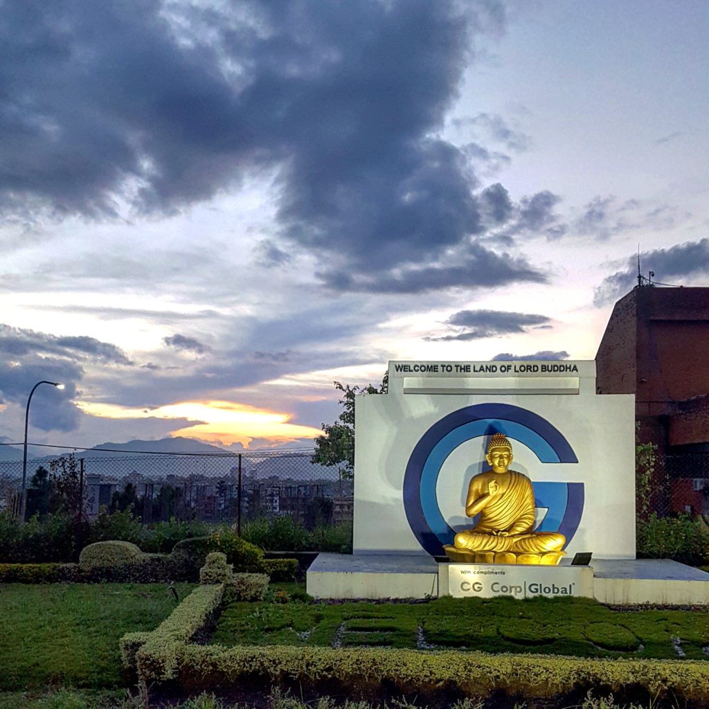 Buddha Statue at Kathmandu International Airport