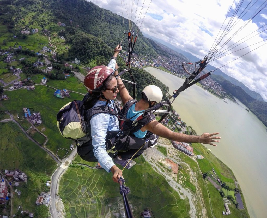 Paragliding in Pokhara