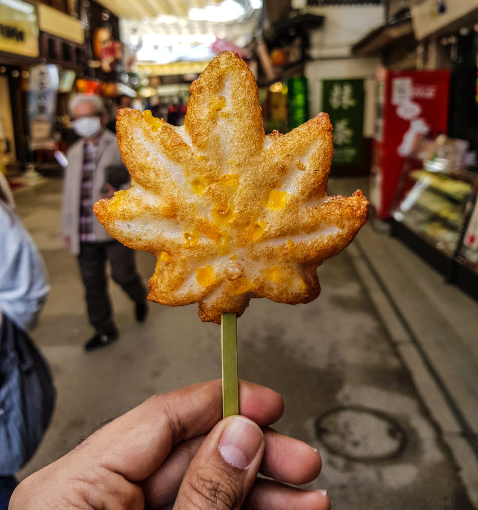 Deep Fried Momiji Manju