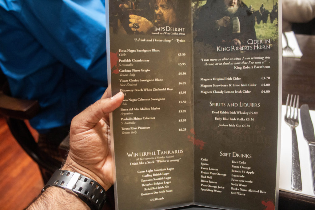 The Lobster Pot Menu