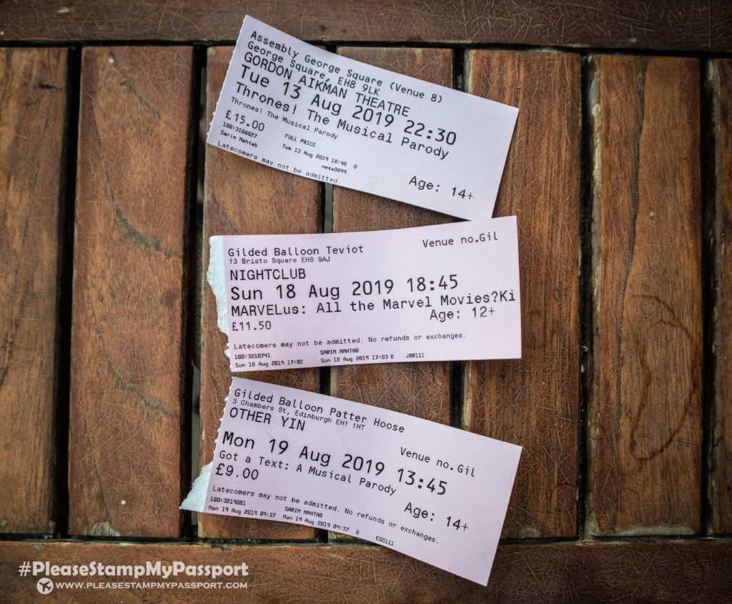 Fringe Festival Tickets